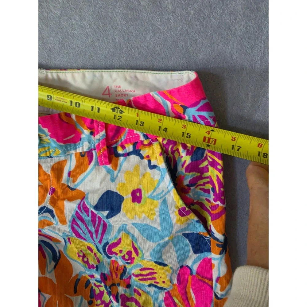 Lilly Pulitzer Women's Callahan Chino Shorts Floral Multicolor Size 4